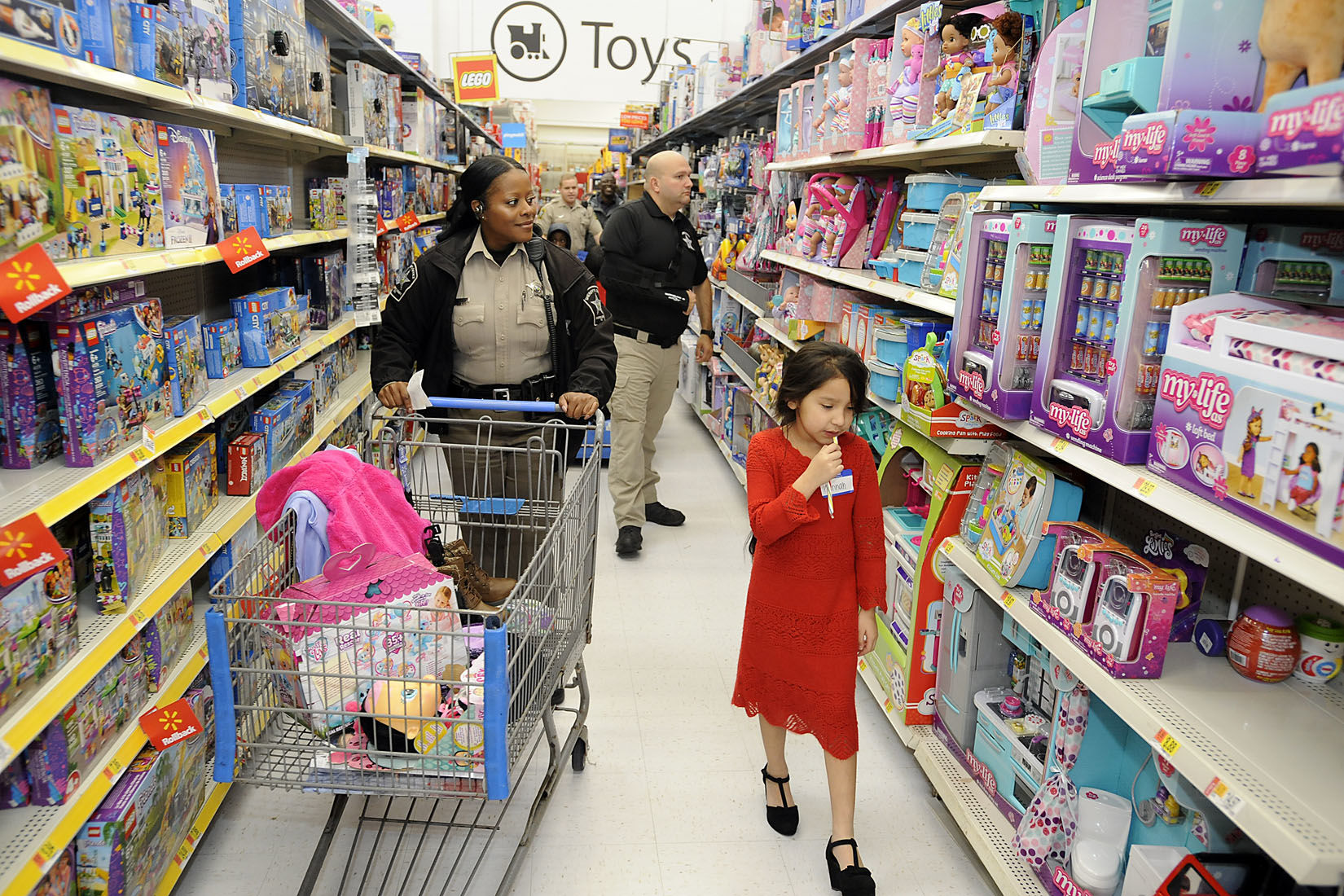 Cops & Kids Christmas shopping